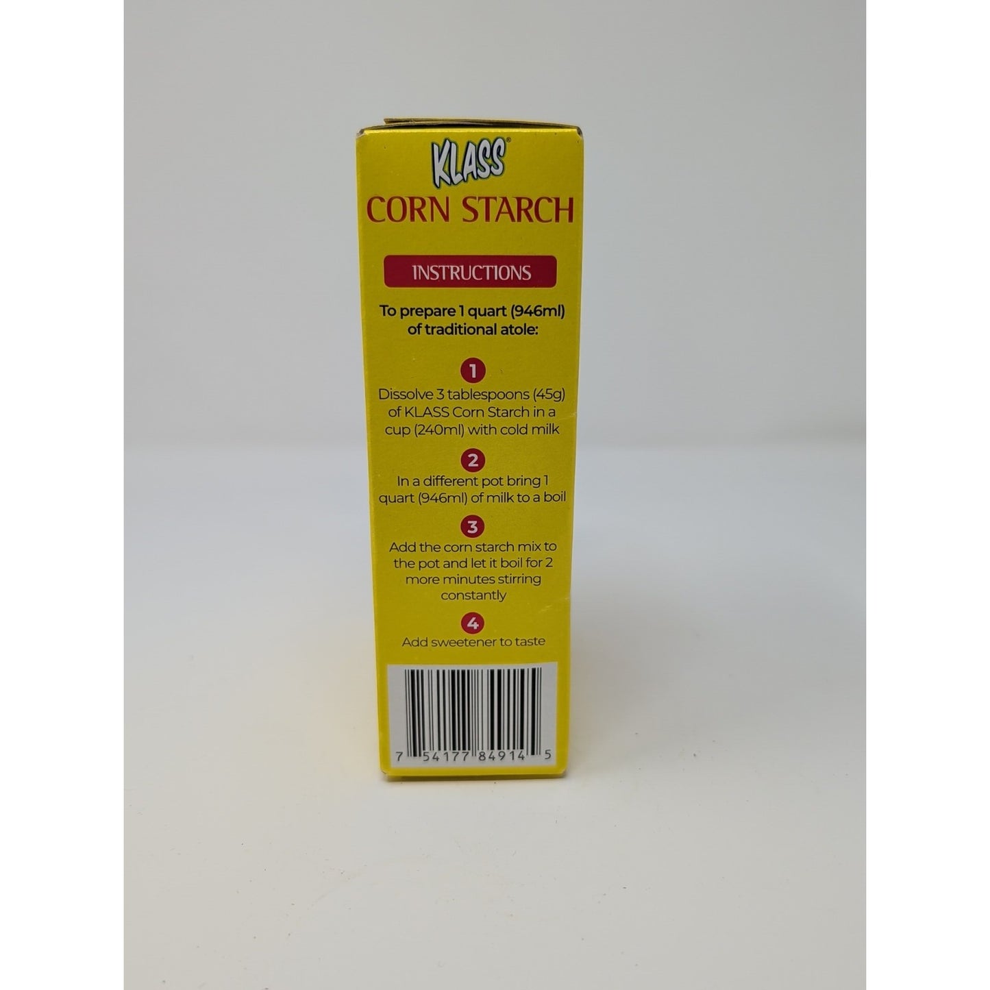 Klass Corn Starch  (Fecula De Maiz) 14.1 Ounce Box