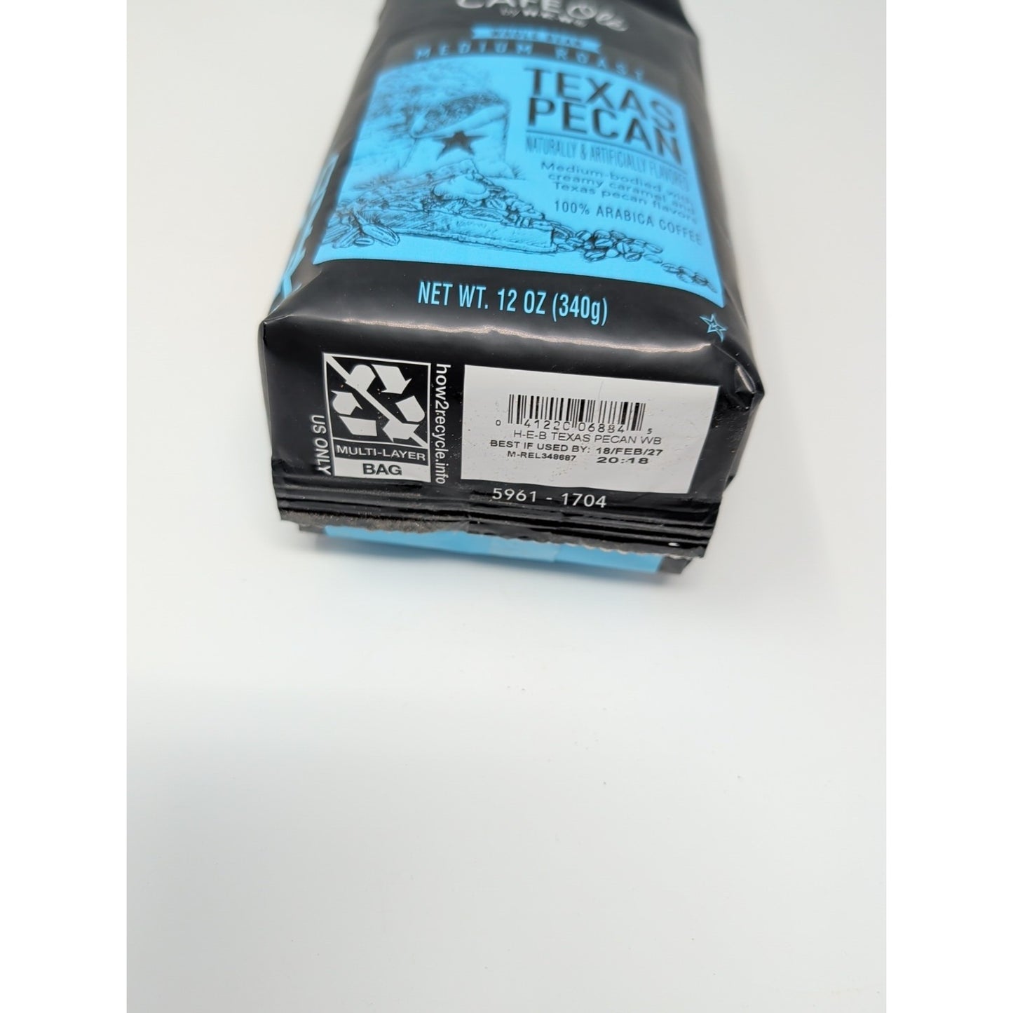 Cafe Ole By HEB Texas Pecan Whole Bean Coffee 12 Ounce Bag