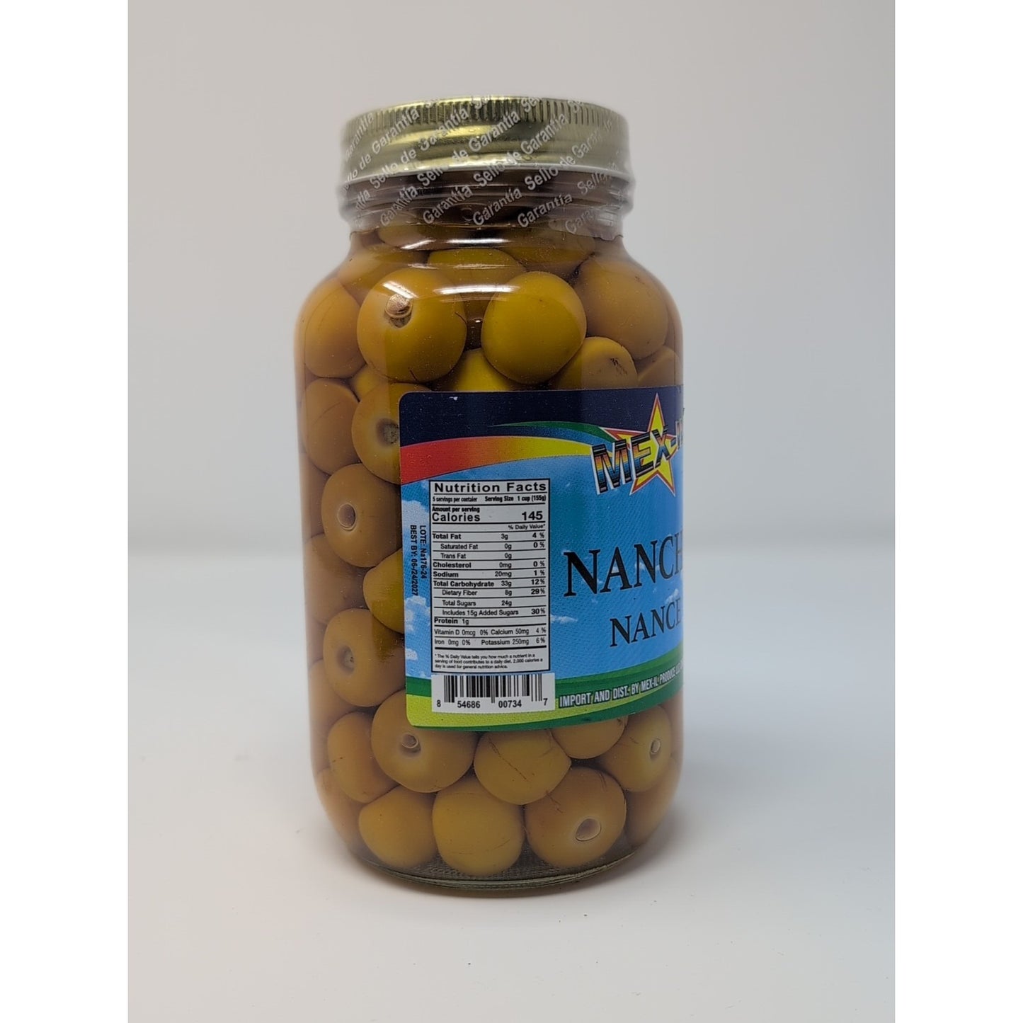 Mex-IL Nanche Nance 32 Ounce Glass Jar