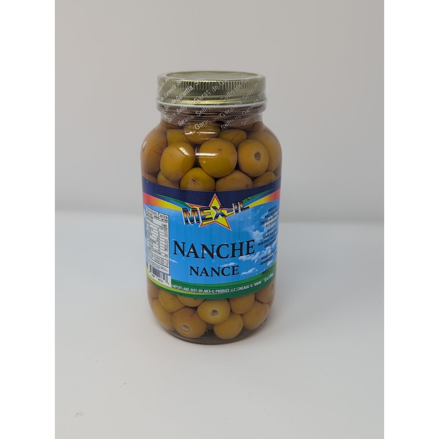 Mex-IL Nanche Nance 32 Ounce Glass Jar