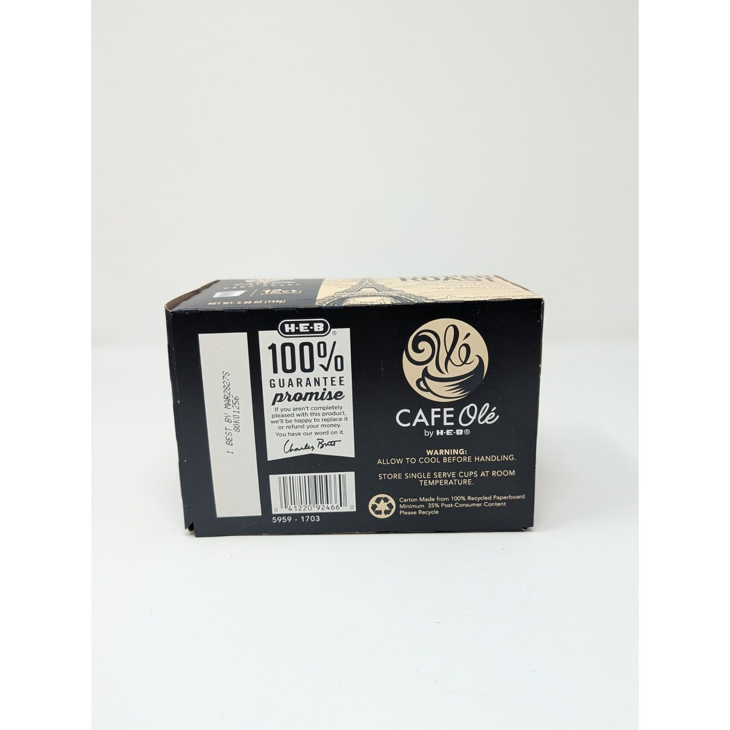 Cafe Ole By HEB French Roast Coffee K-Cups 12 Count