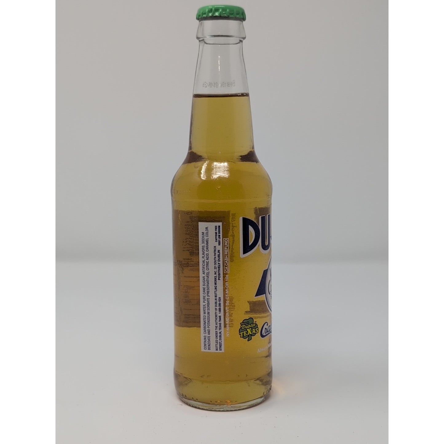 Dublin Craft Soda Vanilla Cream Soda 12 Ounce Glass Bottle Pure Cane Sugar