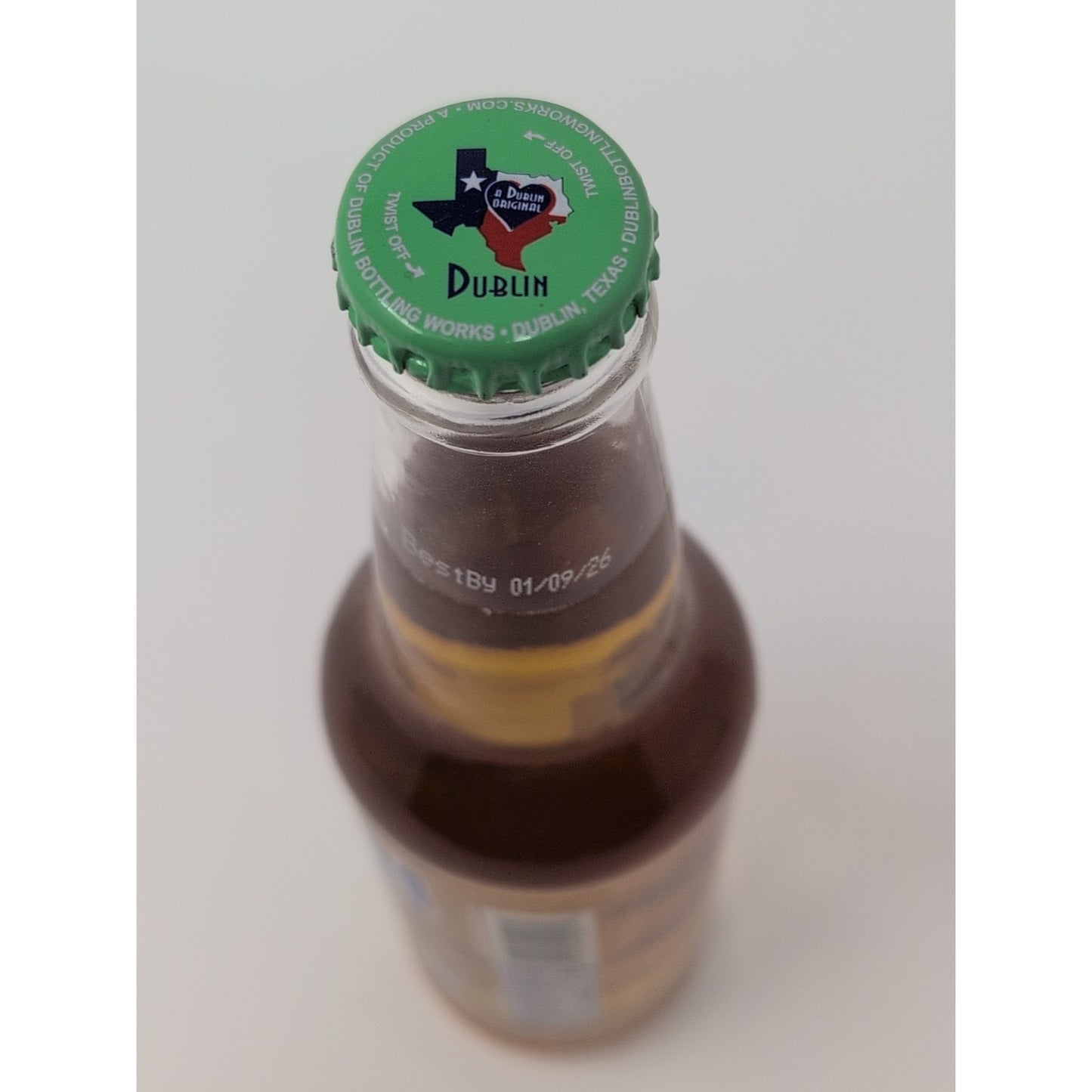 Dublin Craft Soda Vanilla Cream Soda 12 Ounce Glass Bottle Pure Cane Sugar