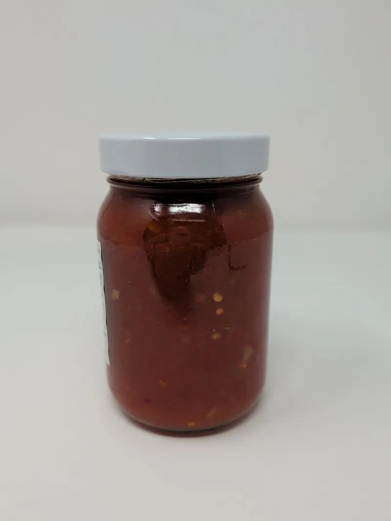 Hell On The Red Hot Party Dip Salsa 16 Oz Glass Jar