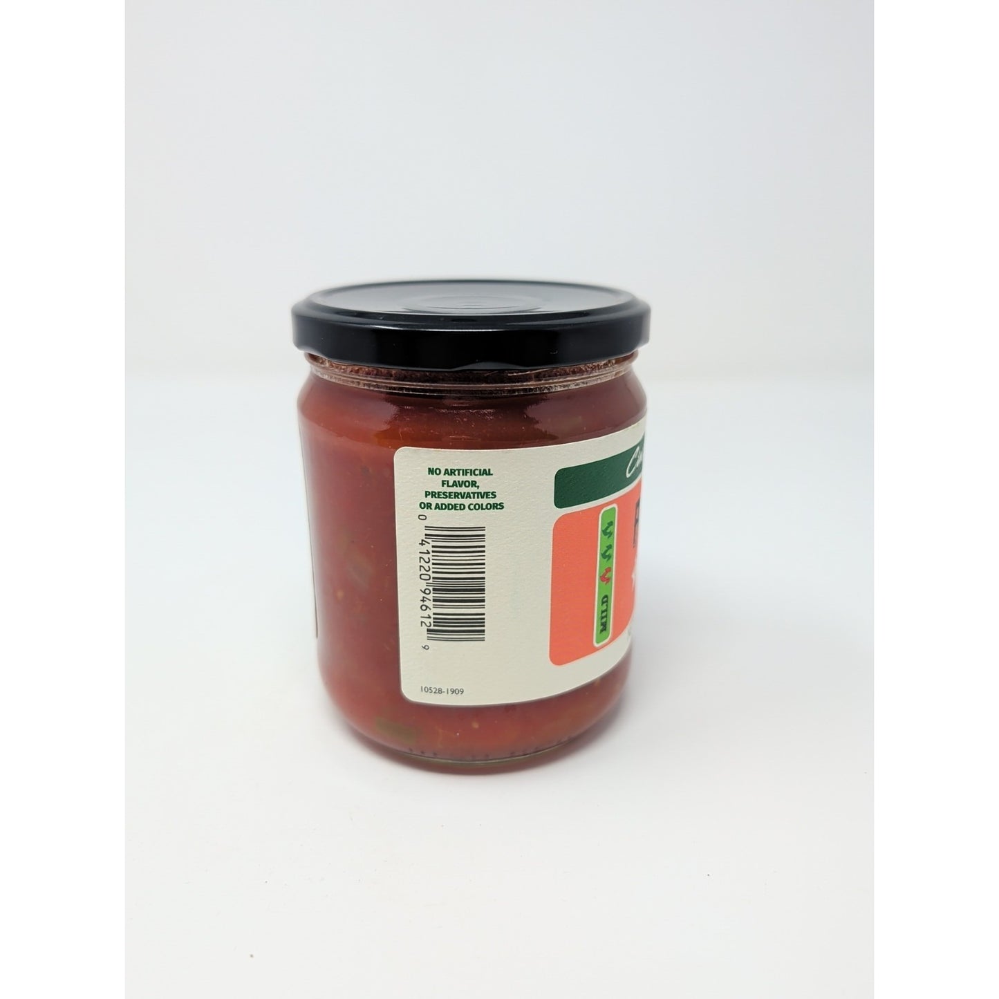 Central Market Peach Salsa 16 Ounce Glass Jar
