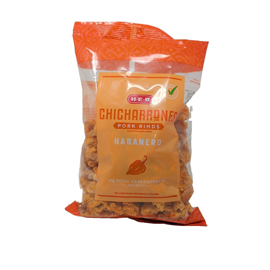 HEB Chicharrones Pork Rinds Habanero 5 Ounce Bag
