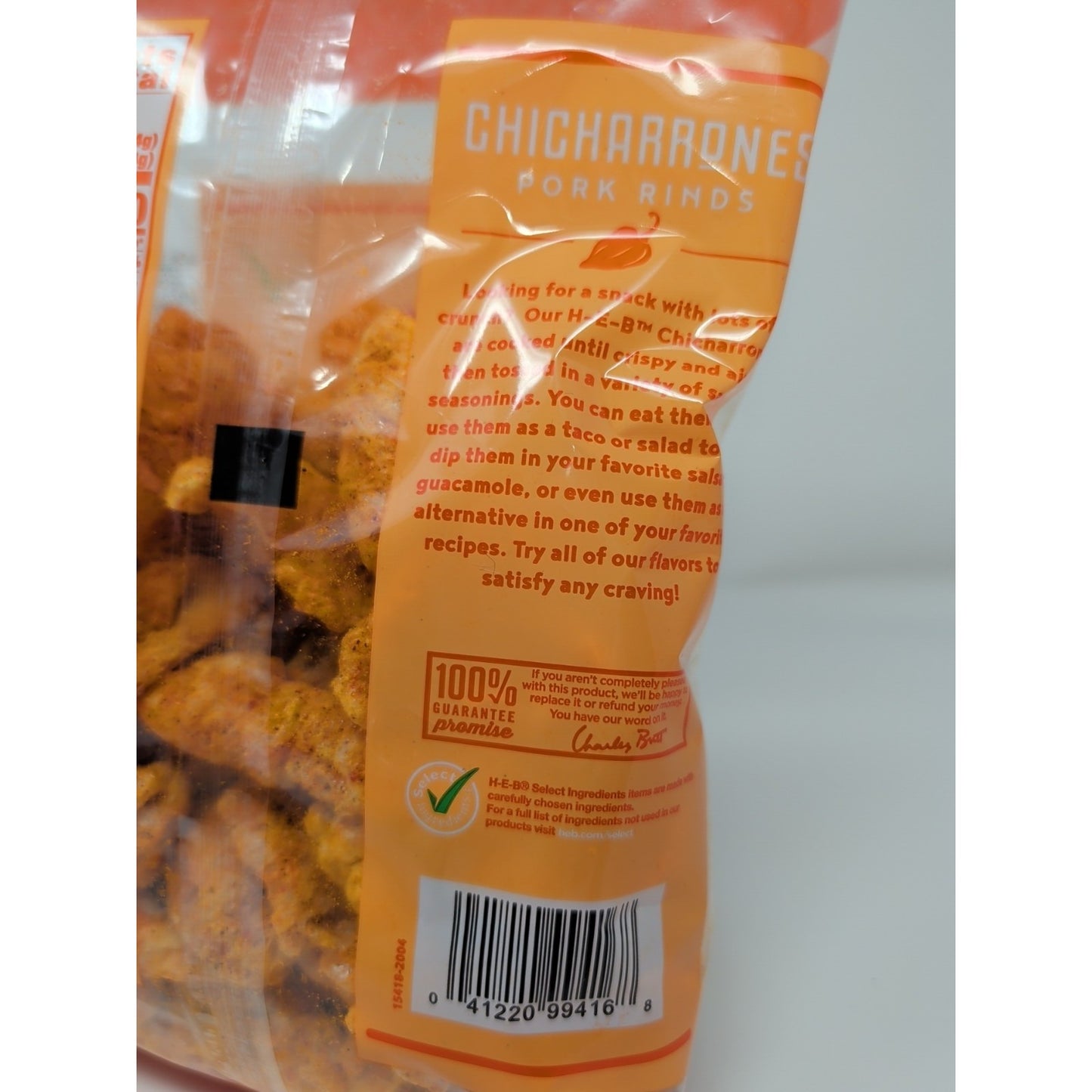 HEB Chicharrones Pork Rinds Habanero 5 Ounce Bag