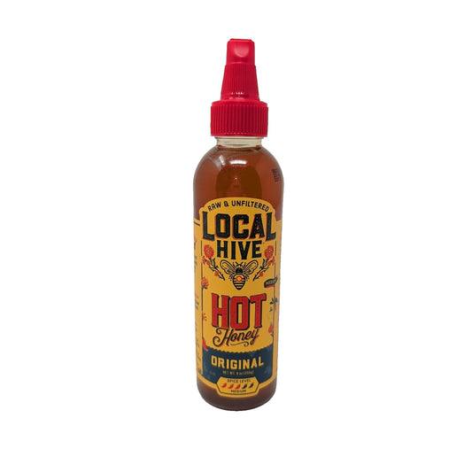 Local Hive Raw & Unfiltered Hot Honey Original 9 Ounce Plastic Squeeze Bottle