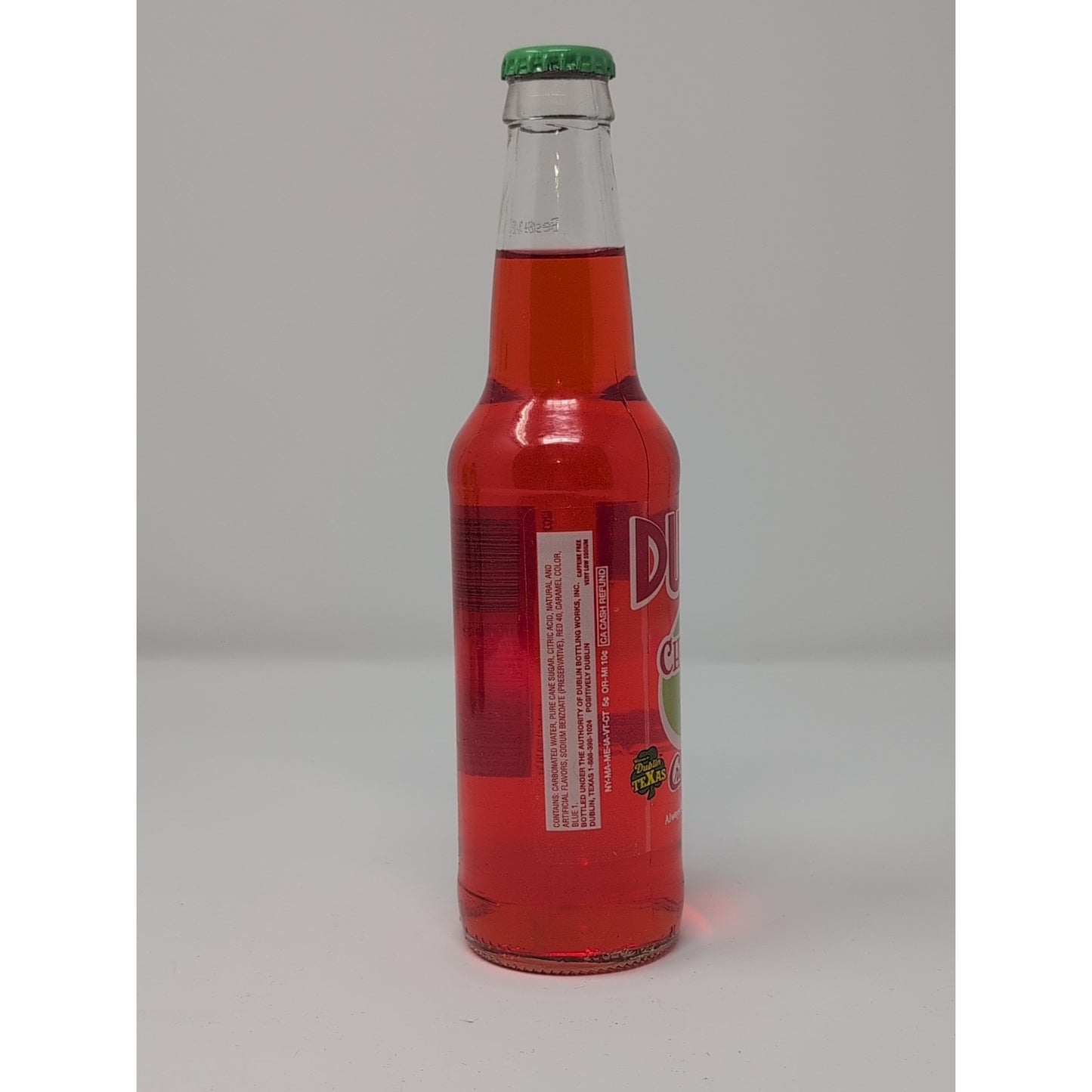 Dublin Craft Soda Cherry Limeade 12 Ounce Glass Bottle