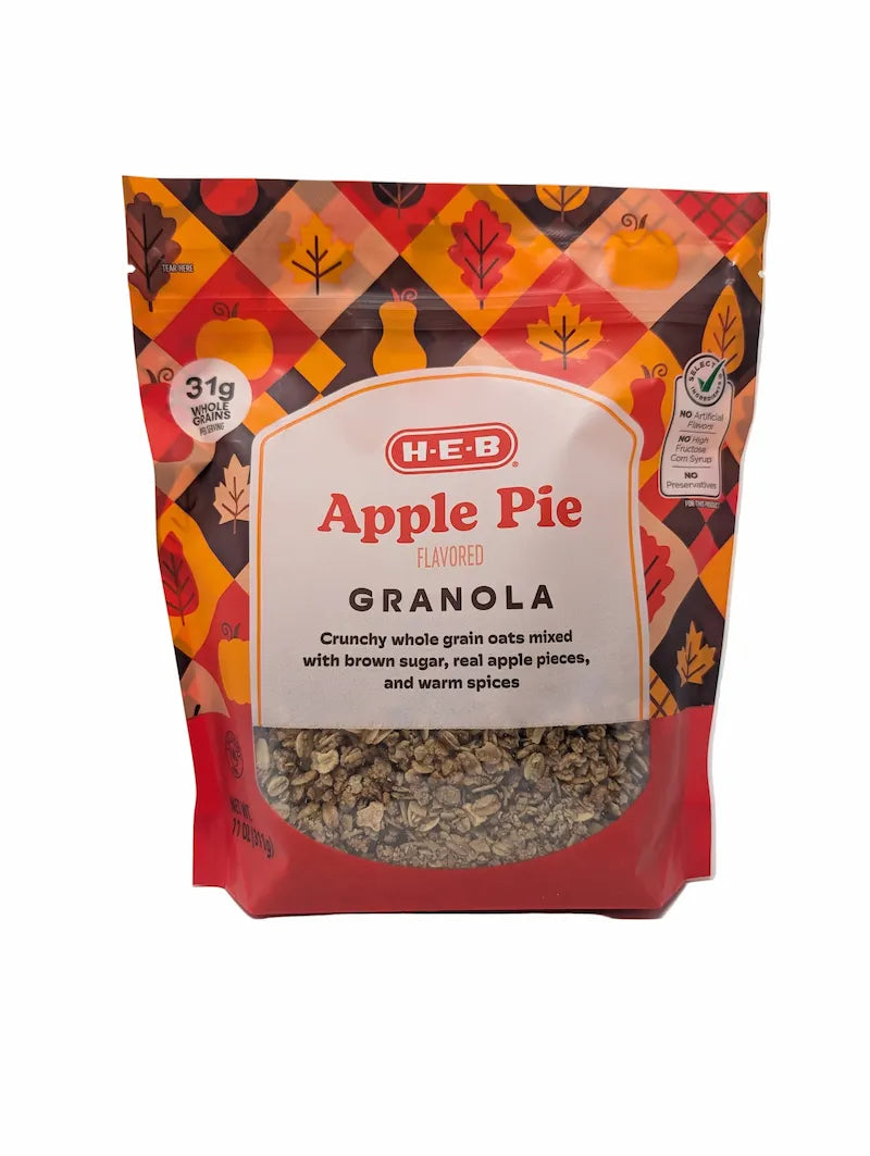 HEB Apple Pie Flavored Granola 11 Ounce Bag
