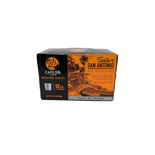 Cafe Ole By HEB Taste Of San Antonio Coffee K-Cups 12 Count Box