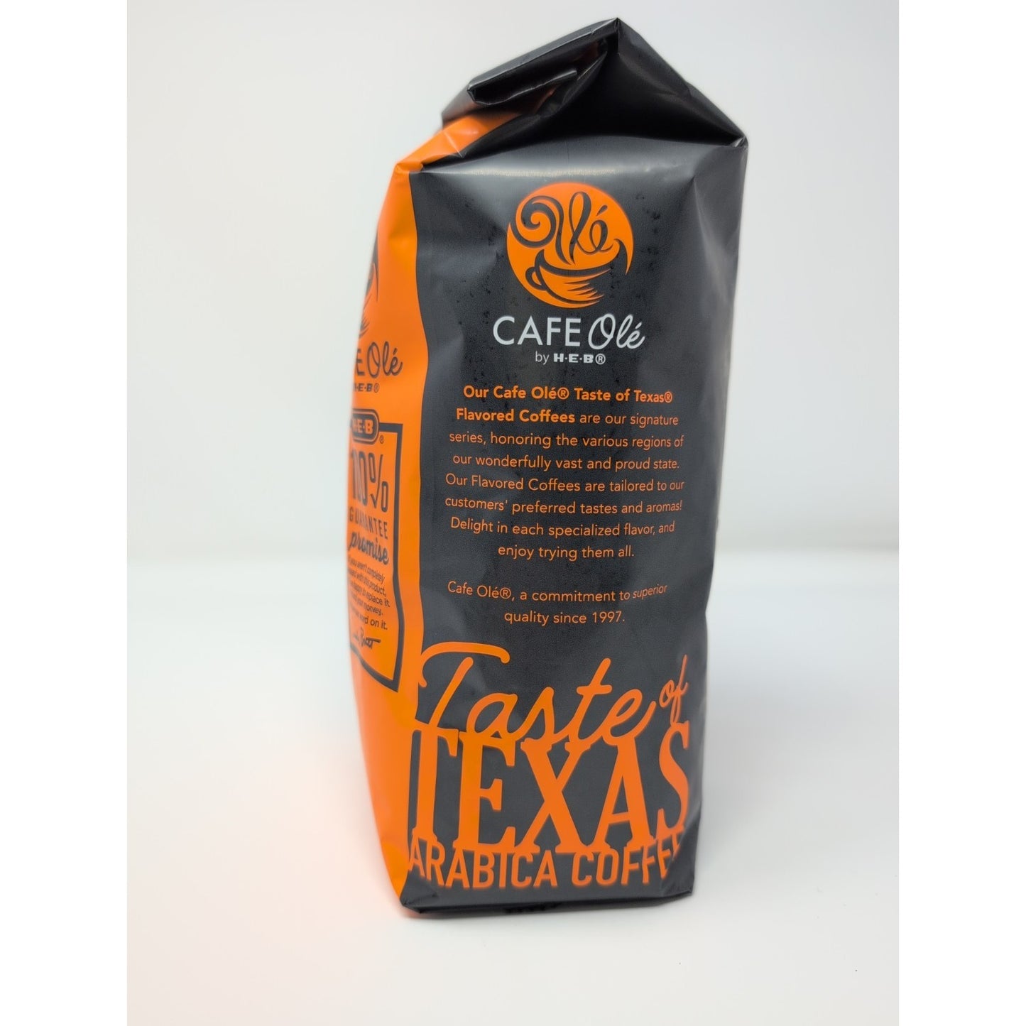 Cafe Ole by HEB Houston Blend Medium Roast Whole Bean Coffee 2 Pound Bag