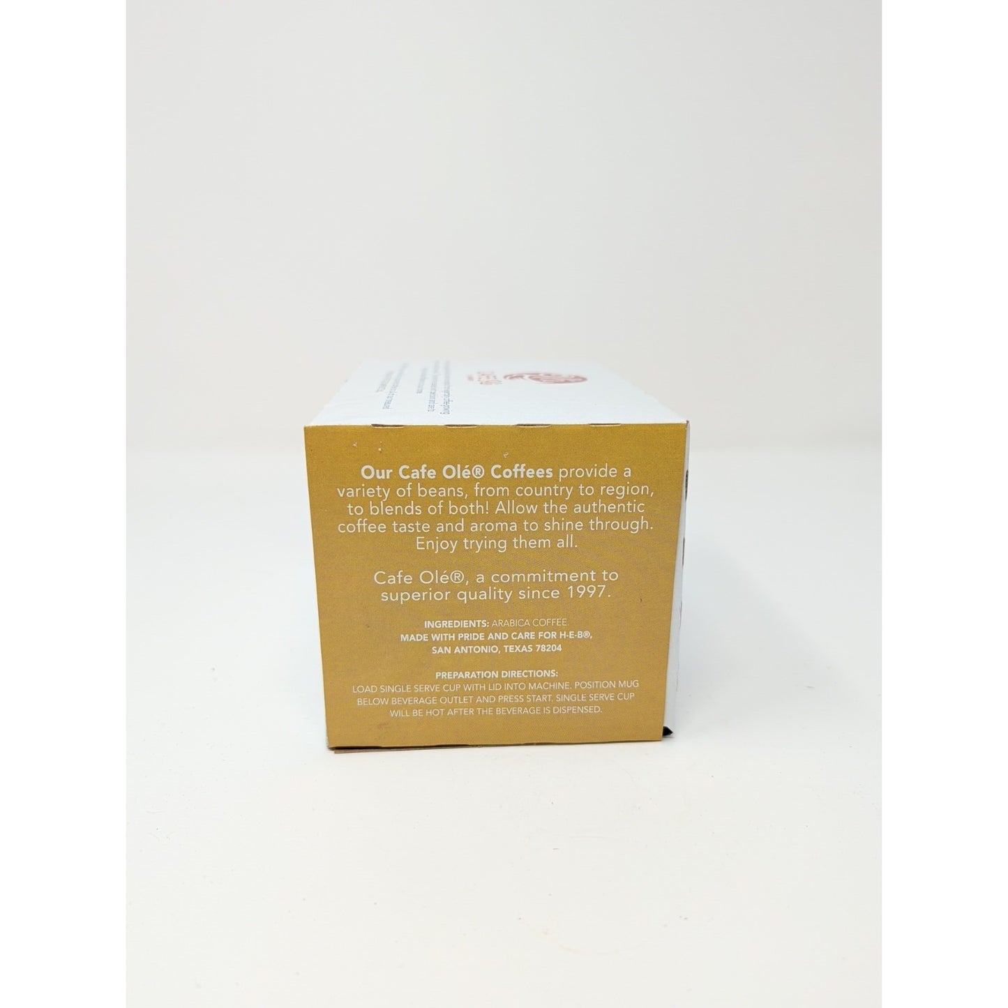 Cafe Ole By HEB Colombian Commemorative Collection Coffee K-Cups 12 Count