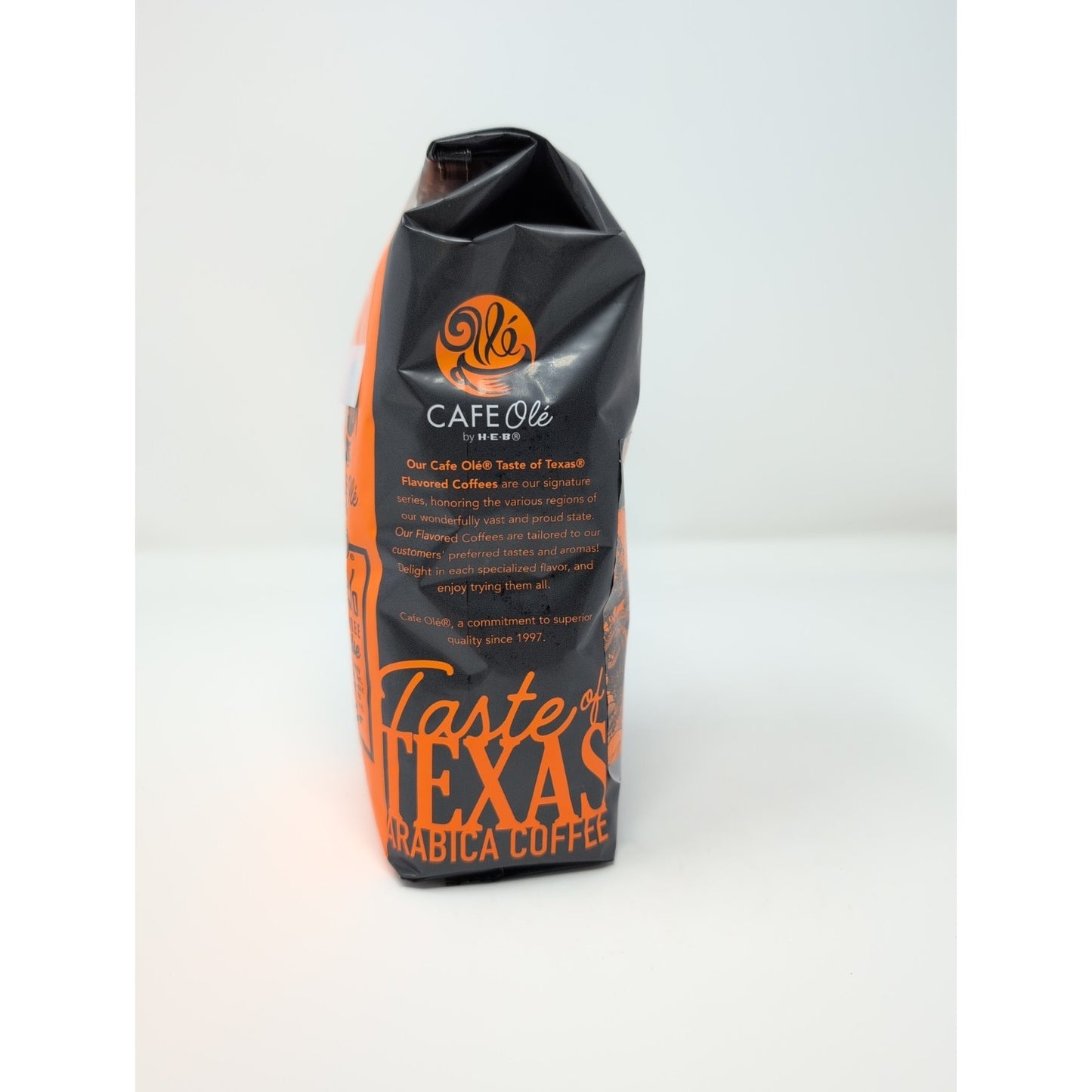 Cafe Ole by HEB Taste Of San Antonio Coffee Whole Beans 12 Ounce Bag