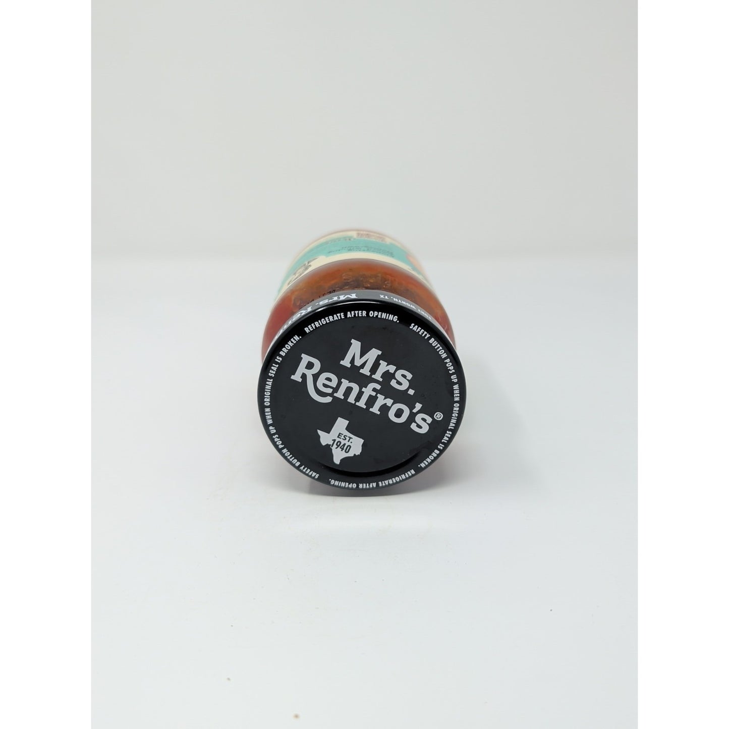 Mrs. Renfro's Peach Salsa 16 Ounce Glass Jar