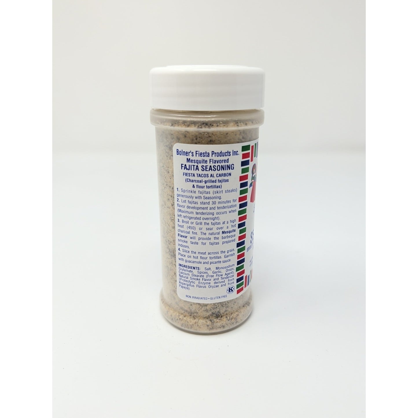 Bolner's Fiesta Extra Fancy Mesquite Flavored Fajita Seasoning 7 Ounce Shaker