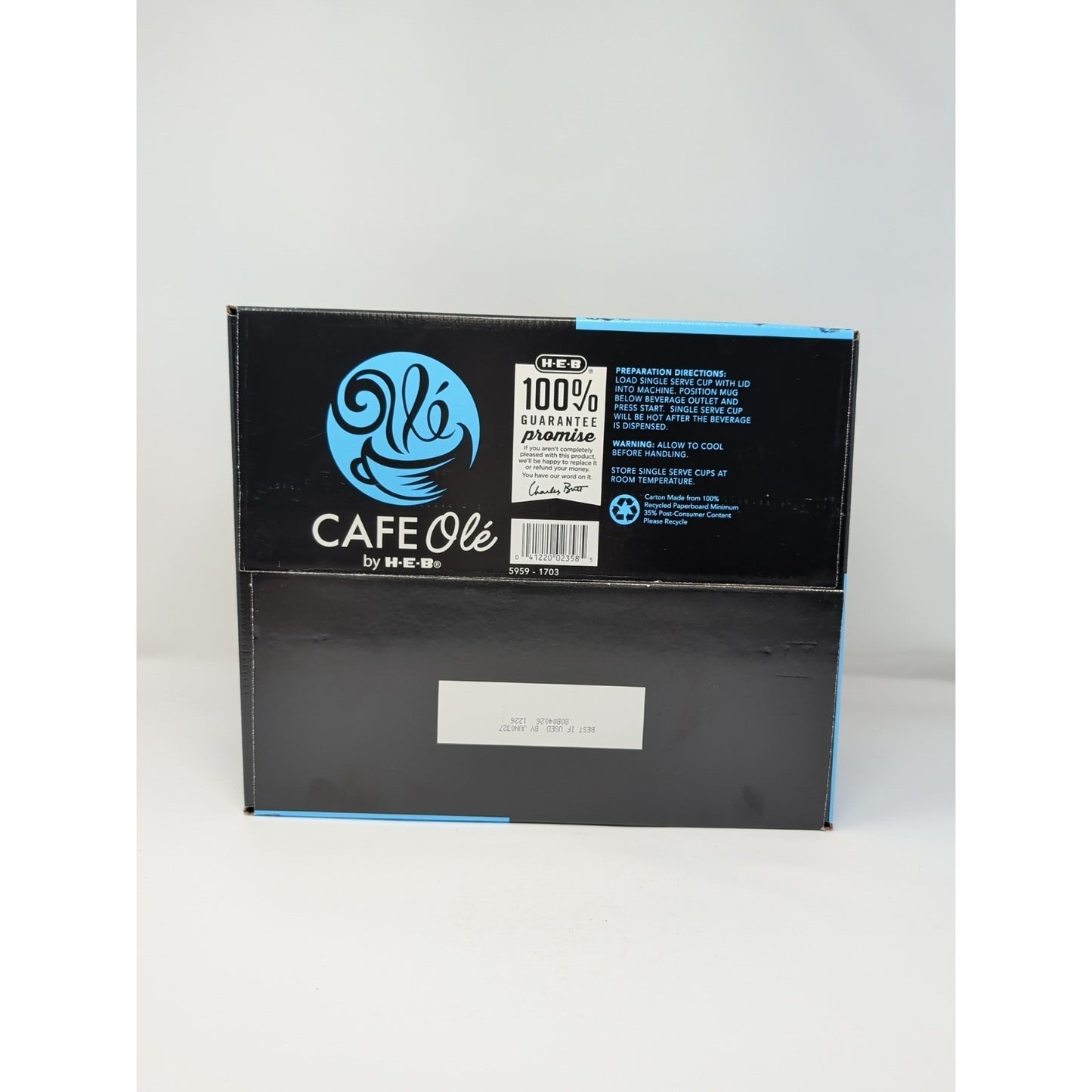 Cafe Ole By HEB Texas Pecan Coffee K-Cups 54 Count Box