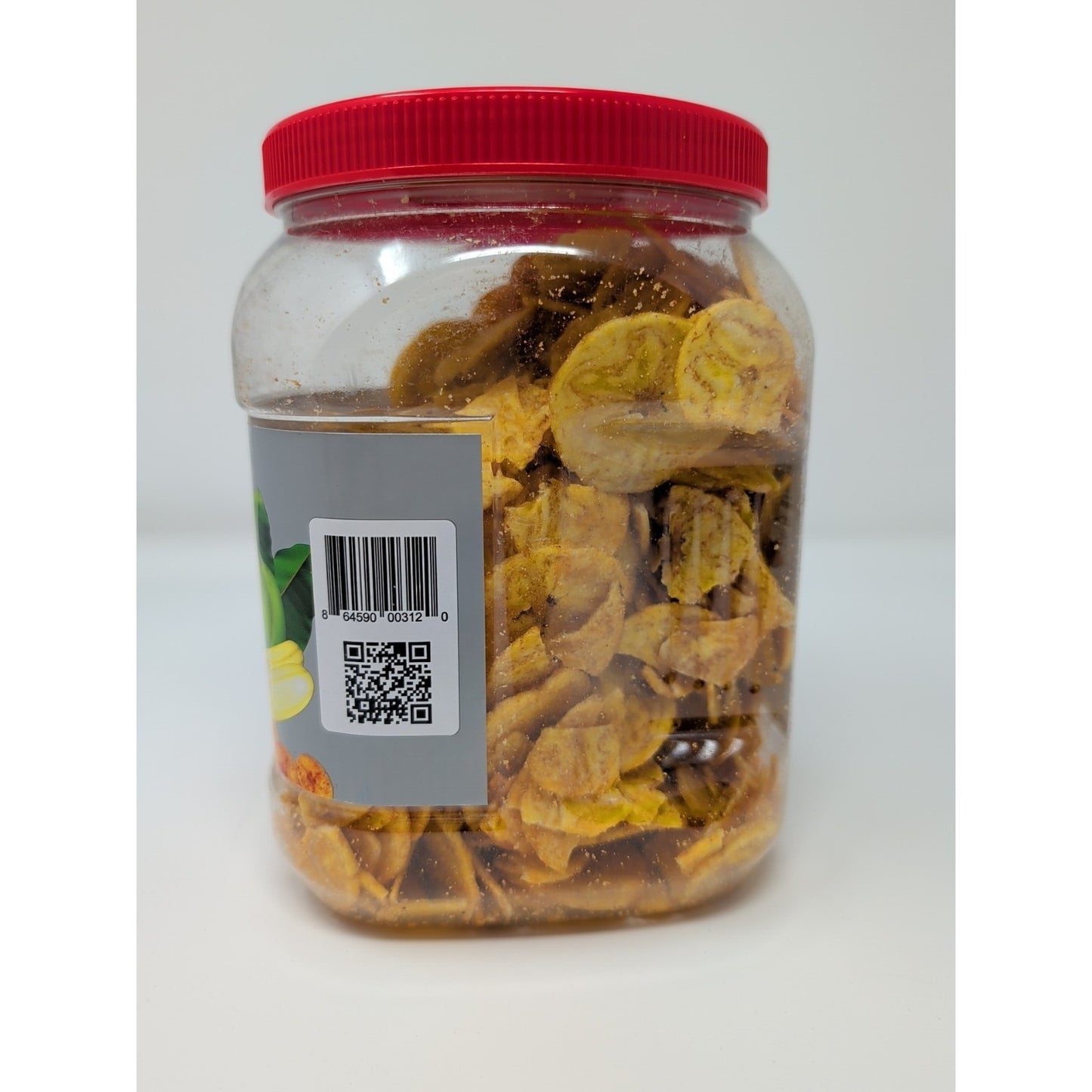 Vida Super Foods Salt Chili Limon (Lemon) Plantain Chips 15.86 Ounce Container