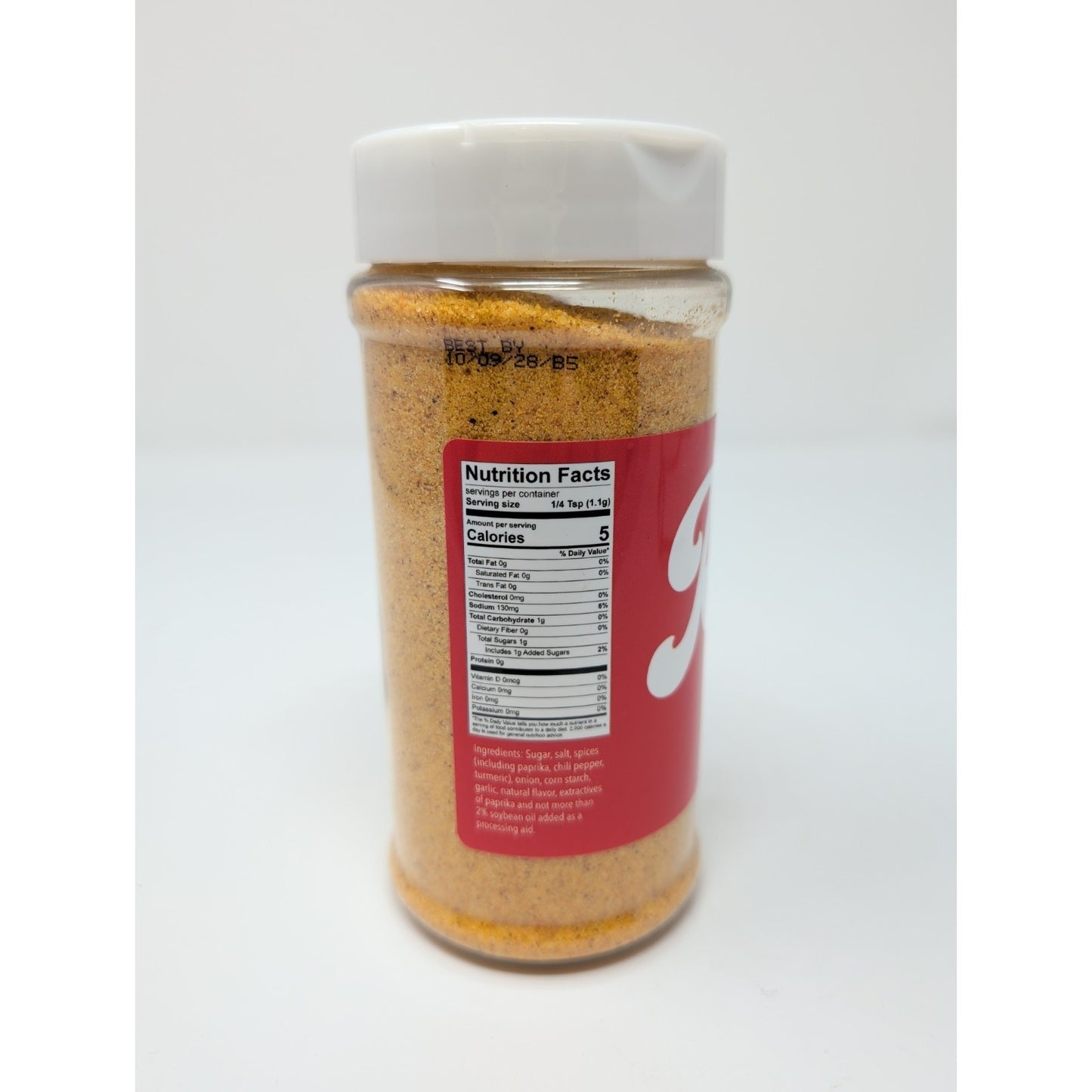 Ribbee's Fry Rub 16 Ounce Plastic Shaker