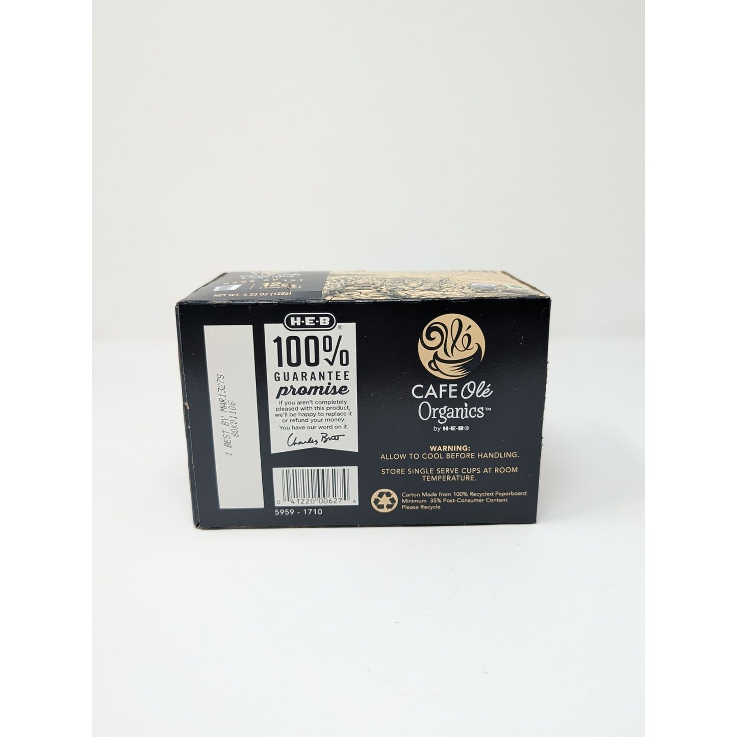 Cafe Ole Organics By HEB Nicaraguan Coffee K-Cups 12 Count