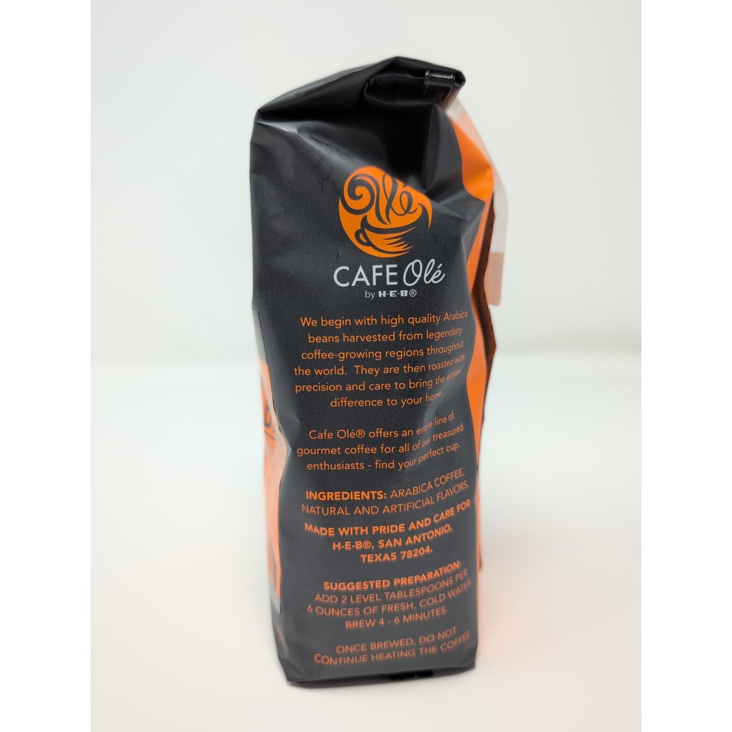 Cafe Ole by HEB Houston Blend Ground Coffee 12 Ounce Bag