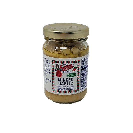 Bolner's Fiesta Minced Garlic 4.25 Ounce Glass Jar