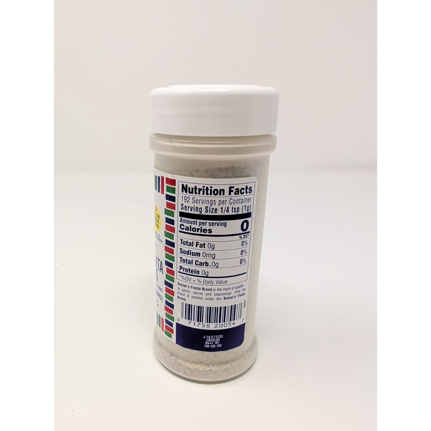 Bolner's Fiesta Extra Fancy Salt Free Chicken Fajita Seasoning 5 Ounce Shaker