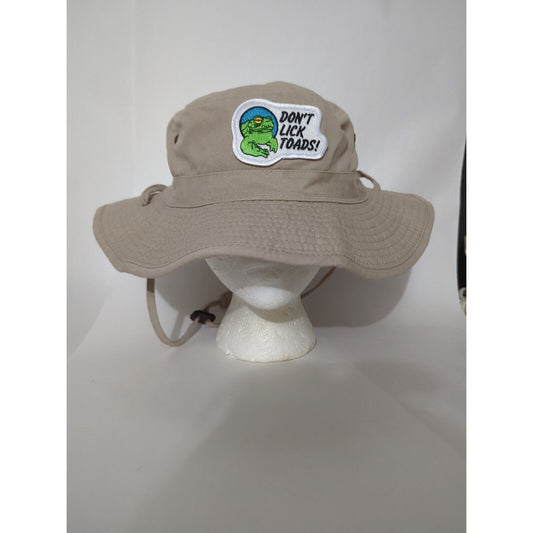 Bufo Alvarius Don't Lick Toads Boonie Hat With Gail Patterson Artwork Sizes S-L