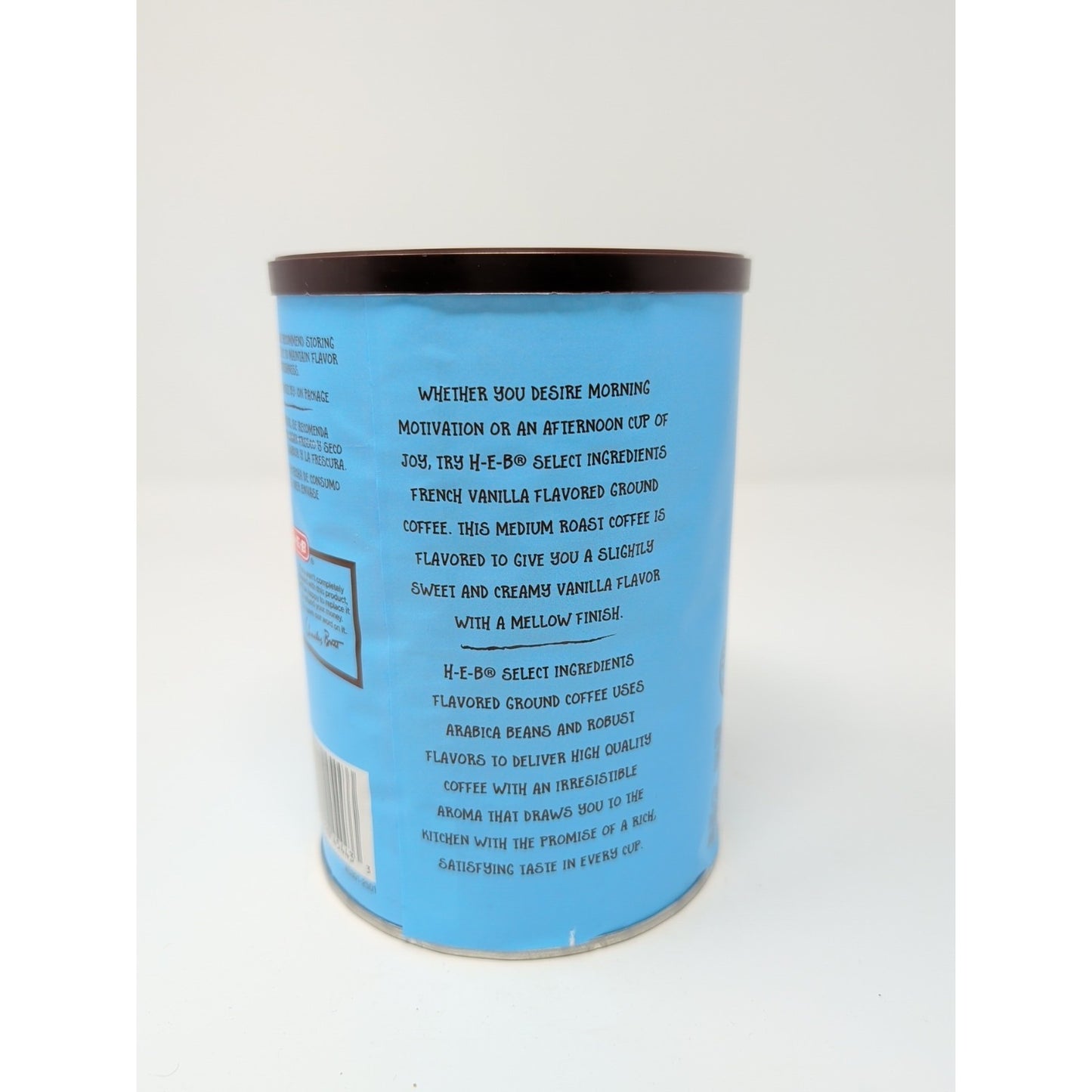 HEB French Vanilla Coffee 11.5 Ounce Canister