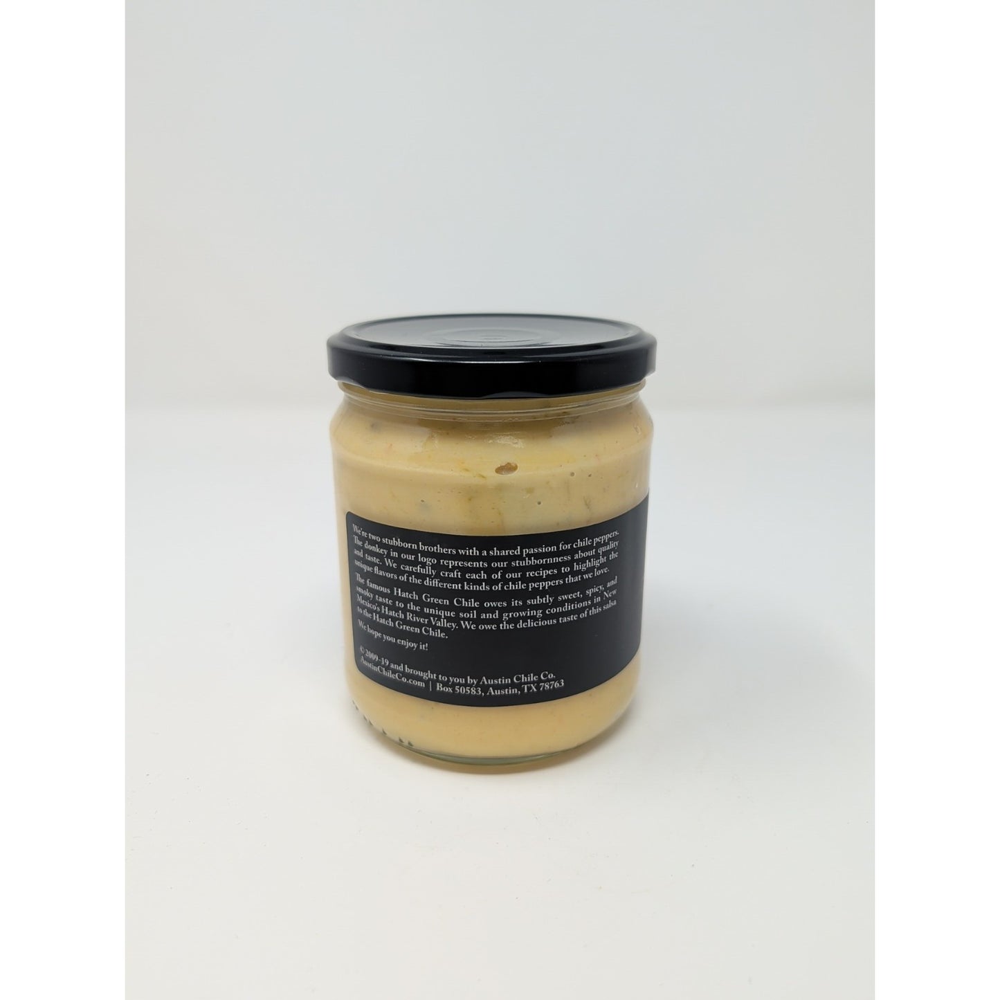 Austin Chile Co Hatch Chile Queso Dip 16 Ounce Glass Jar