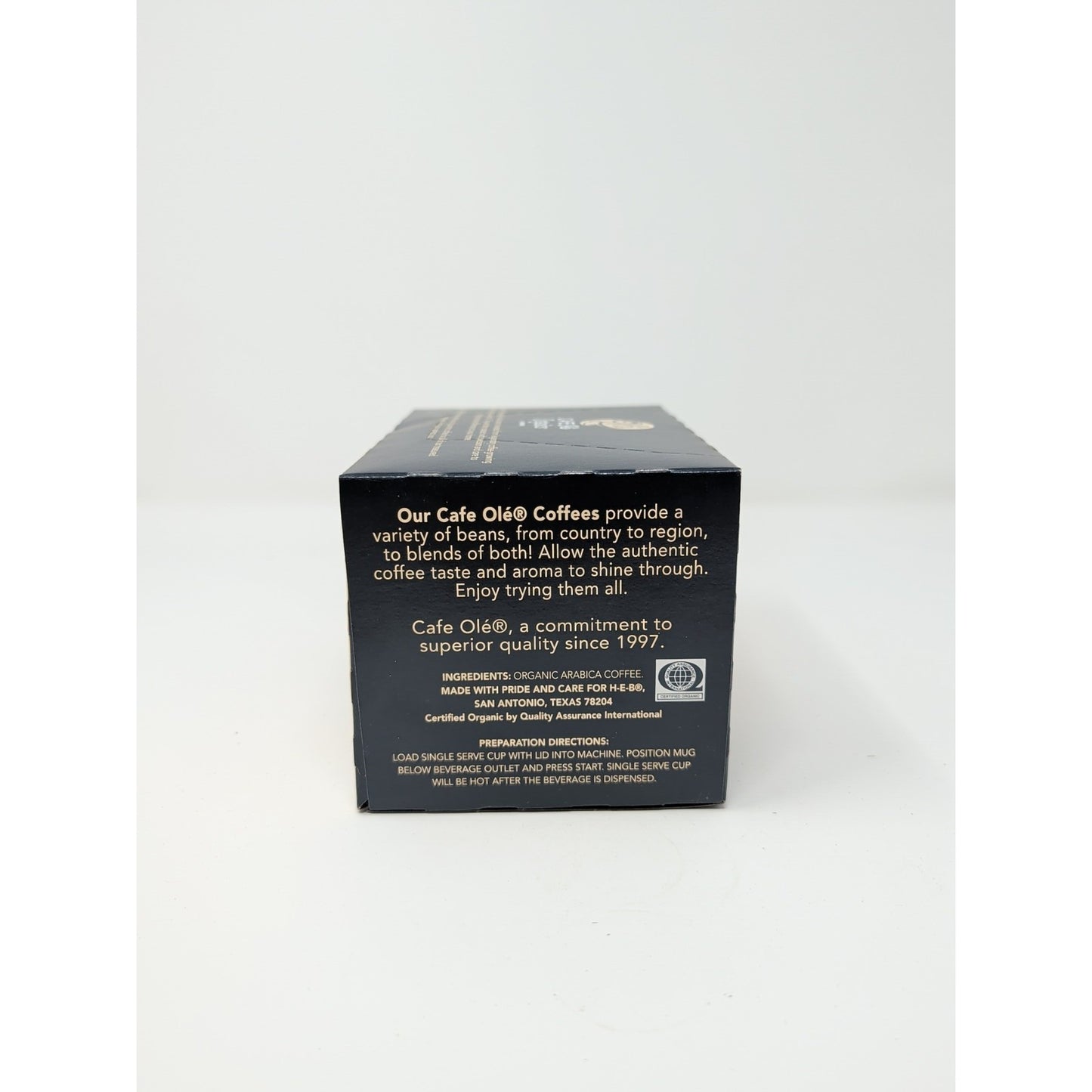 Cafe Ole Organics By HEB Sumatran Gayo Mountain Coffee K-Cups 12 Count