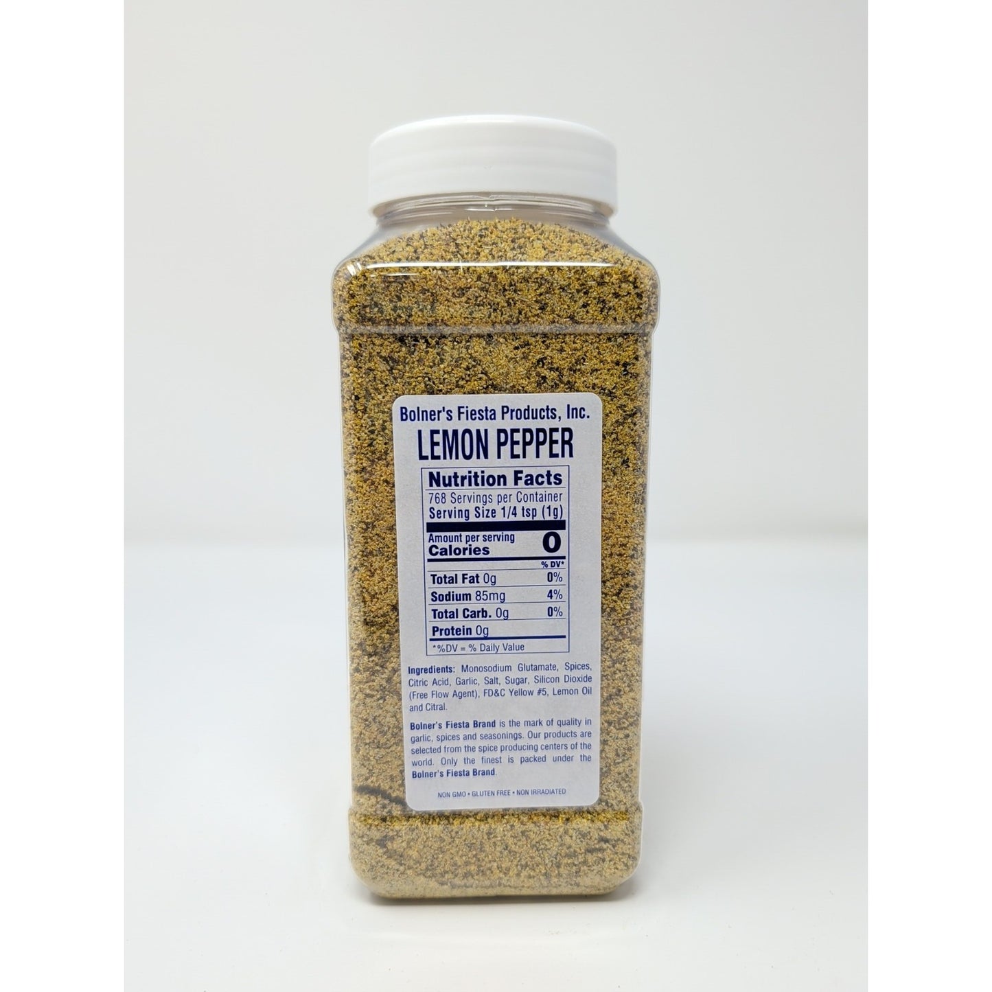 Bolner's Fiesta Lemon Pepper 24 Ounce Plastic Container