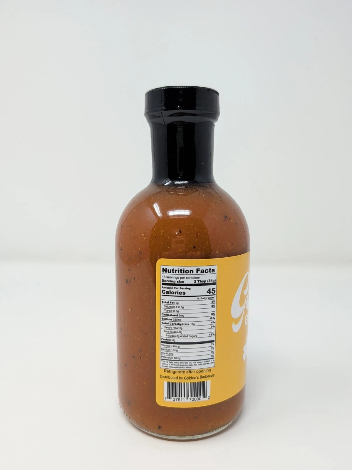 Goldee's Bar-B-Q Sauce BBQ Sauce 19.36 Ounce Glass Bottle