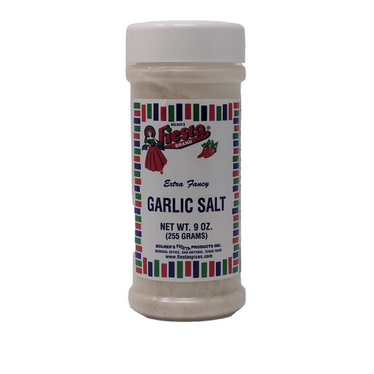 Bolner's Fiesta Extra Fancy Garlic Salt 9 Ounce Plastic Shaker