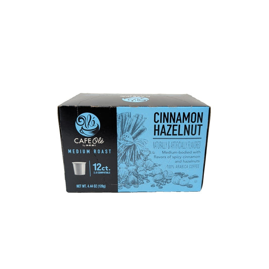 Cafe Ole HEB Cinnamon Hazelnut Coffee K-Cups 12 Count