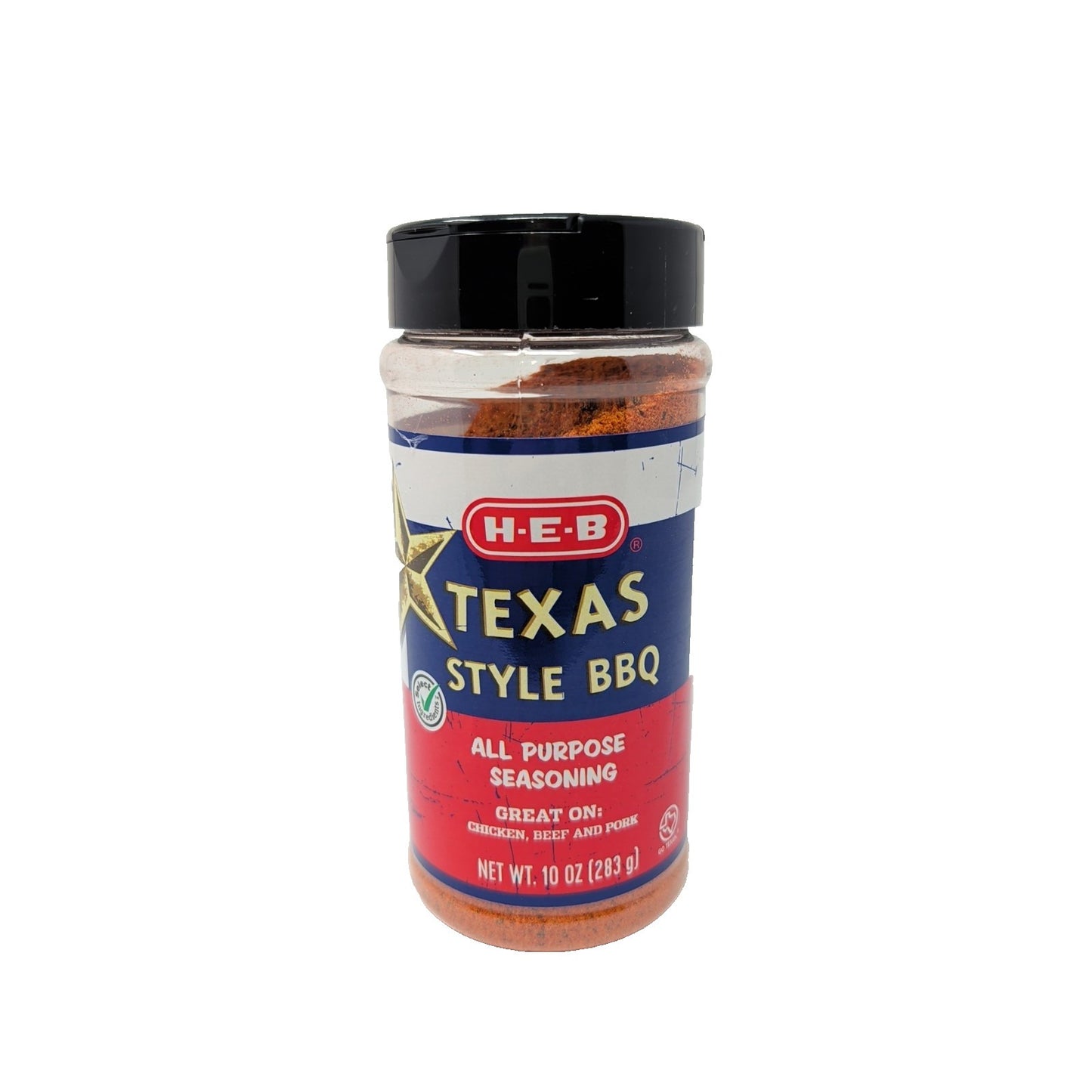 HEB Texas Style BBQ All Purpose Seasoning 10 Ounce Plastic Shaker