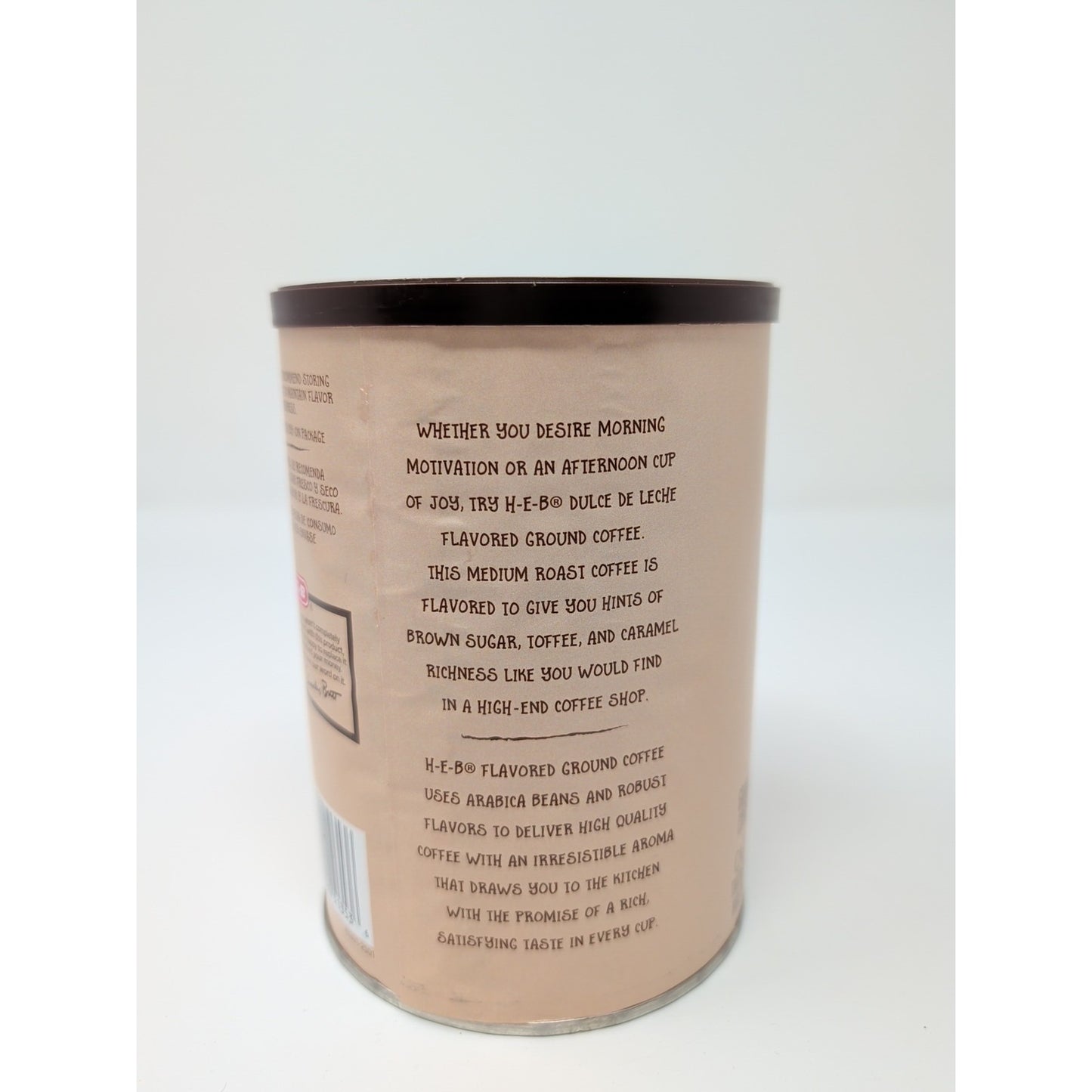 HEB Dulce De Leche Coffee 11.5 Ounce Canister