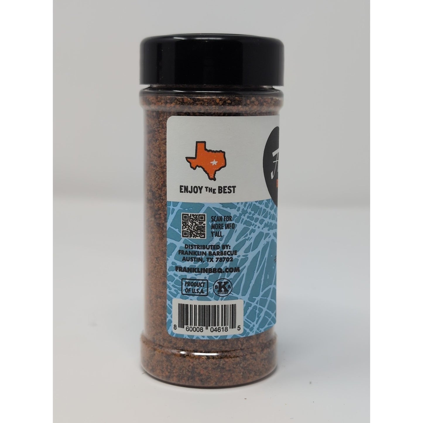 Franklin Barbecue Pork Spice Rub 6 Ounce Plastic Shaker