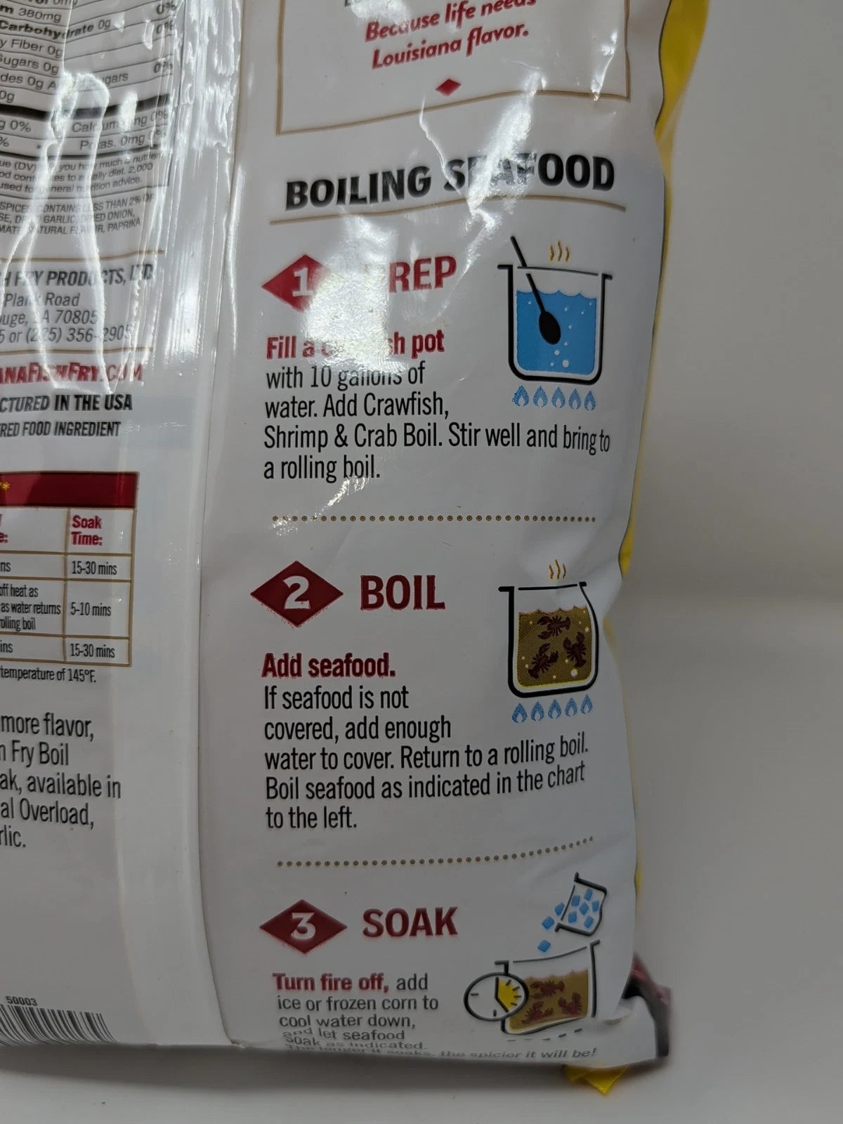 Louisiana Fish Fry Products Crawfish Shrimp & Crab Boil 4.5 Lb Bag