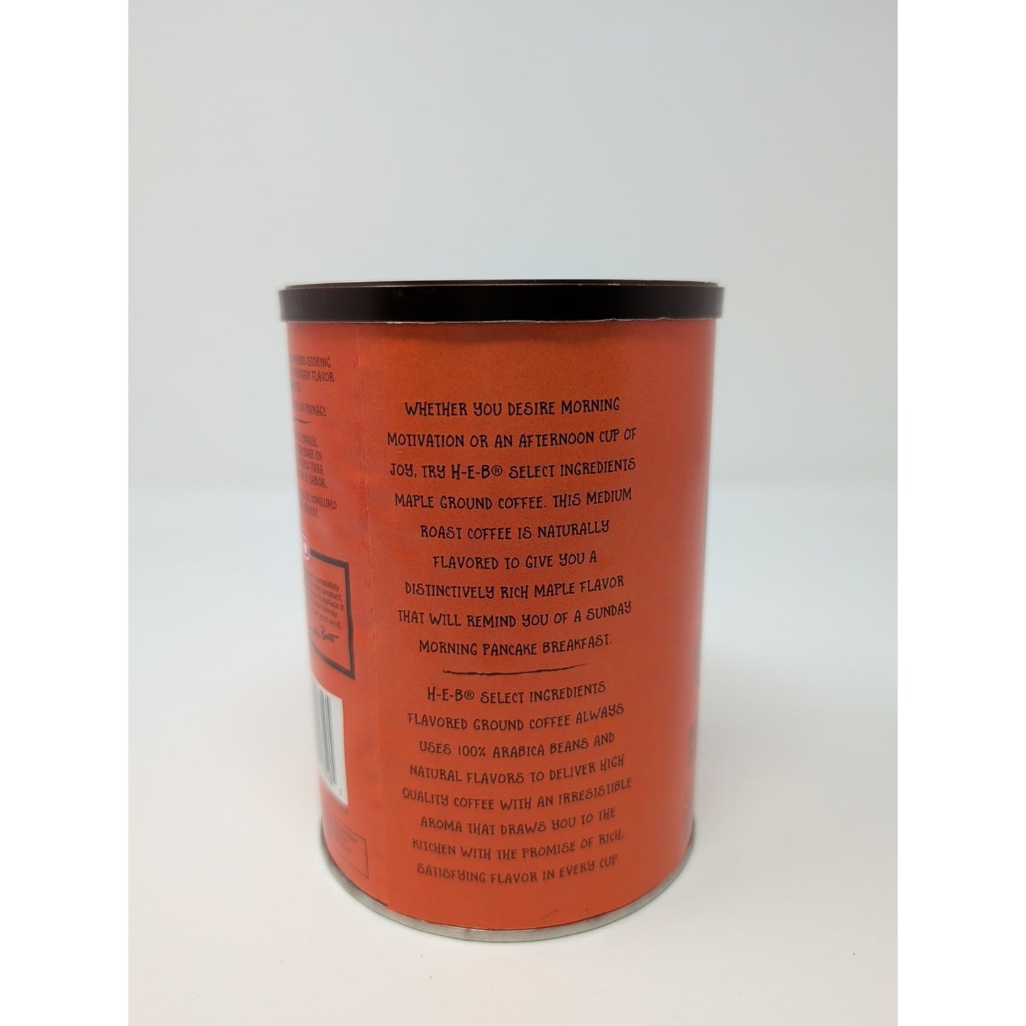 HEB Maple Breakfast Coffee 11.5 Ounce Canister