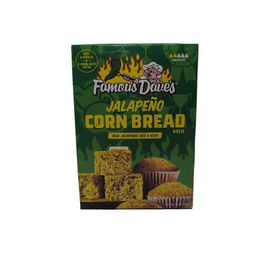 Famous Dave's Jalapeno Corn Bread Mix 15 Ounce Box