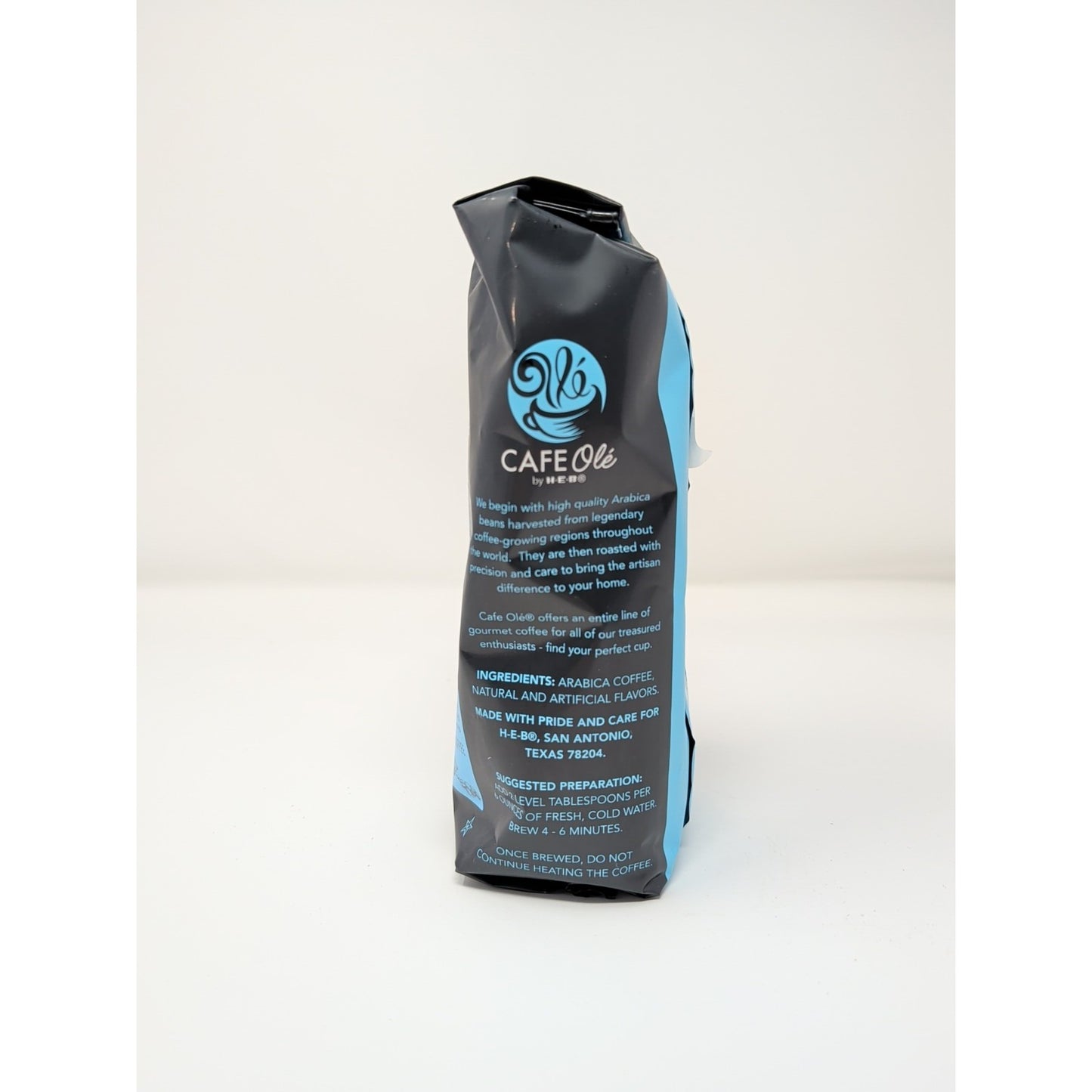 Cafe Ole by HEB Texas Pecan Ground Coffee 12 Ounce Bag