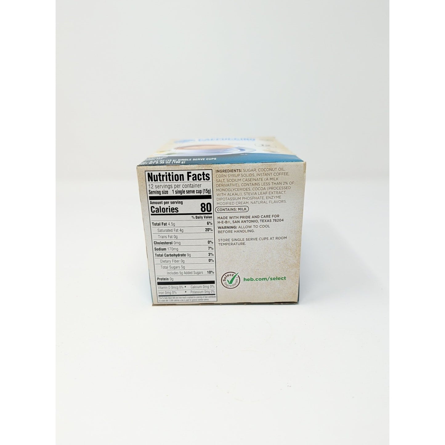 Cafe Ole By HEB French Vanilla Coffee Cappuccino Drink Mix K-Cups 12 Count