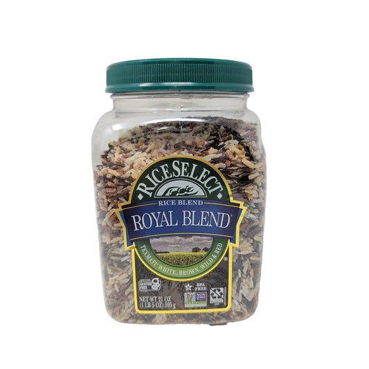 RiceSelect Royal Blend Rice Blend 21 Ounce Plastic Container Jar