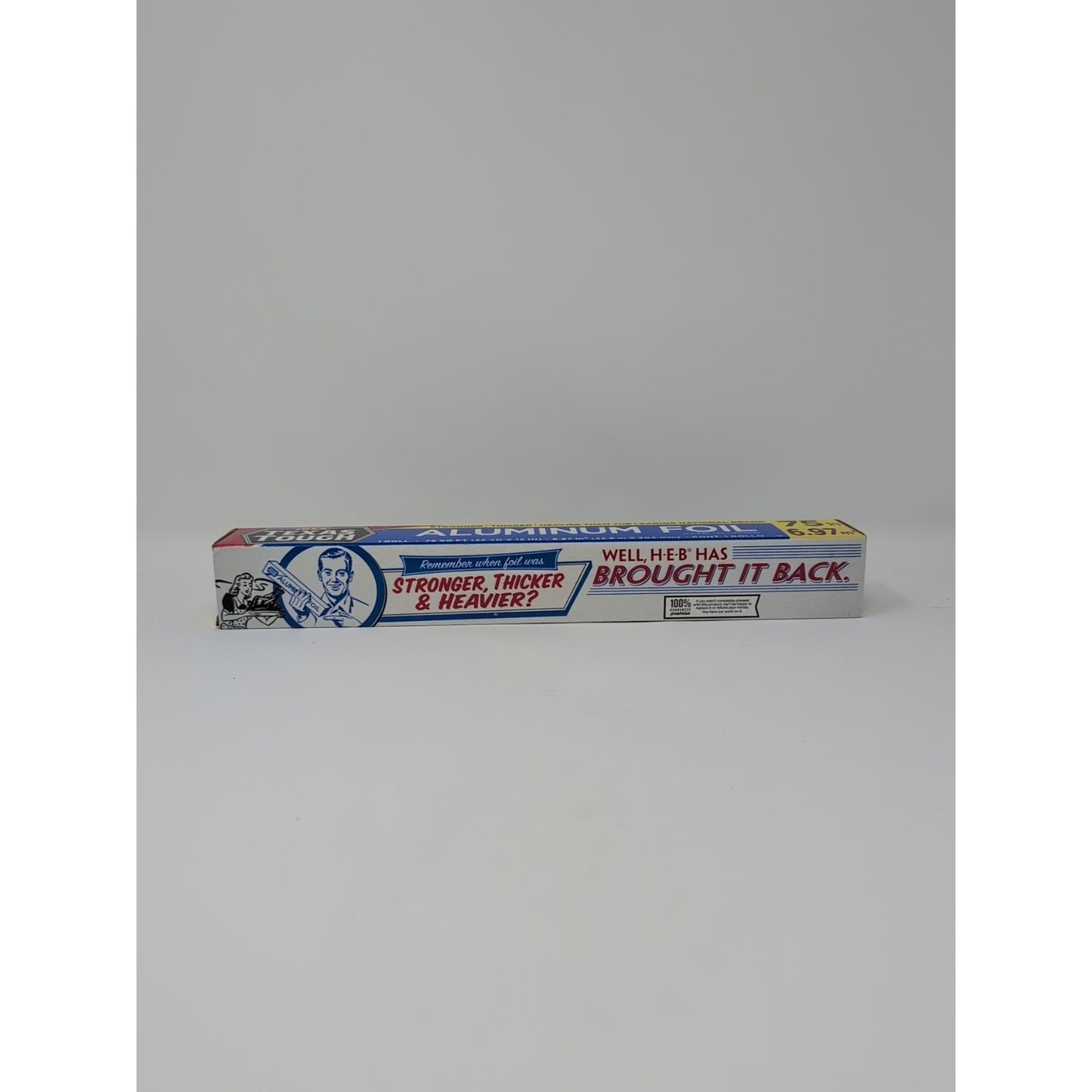 HEB Texas Tough Aluminum Foil 75 Square Foot Roll (12 Inch by 75 Feet)