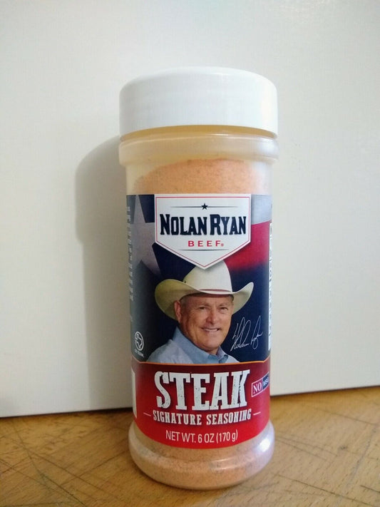 Nolan Ryan Beef Signature Steak Seasoning 6 ounce container