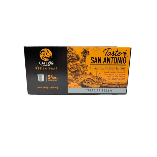 Cafe Ole by HEB Taste Of San Antonio Coffee 54 Count K-Cups Box