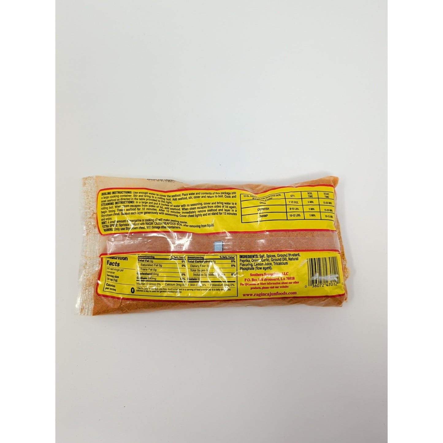 Ragin Cajun Fixins Seafood Boil 12 Ounce Bag
