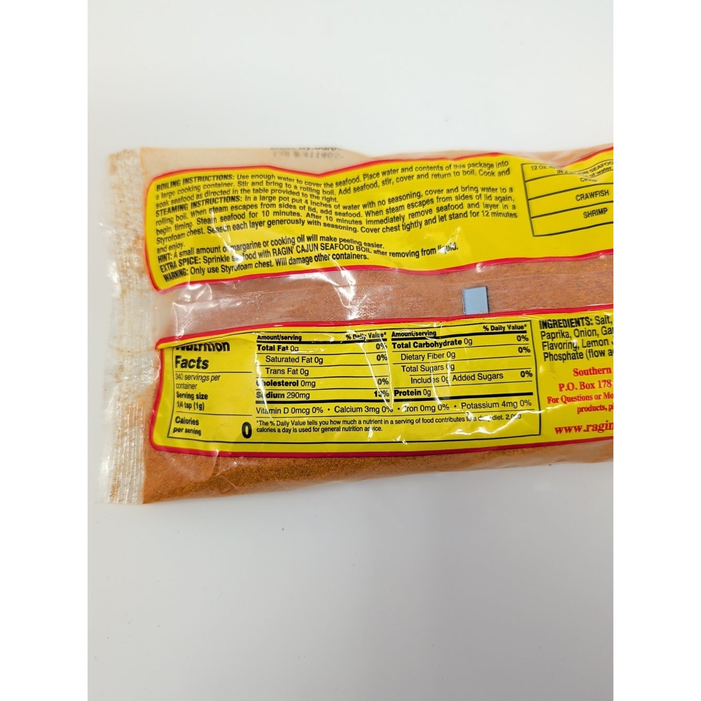 Ragin Cajun Fixins Seafood Boil 12 Ounce Bag