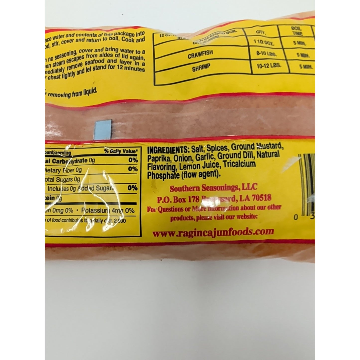 Ragin Cajun Fixins Seafood Boil 12 Ounce Bag